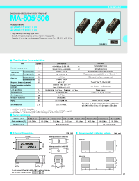 Datasheet MA-506 manufacturer EPSON